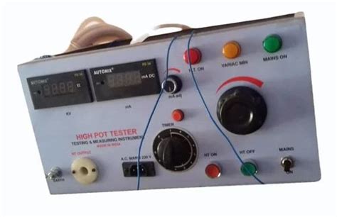 Mild Steel 40kV AC DC Hipot Tester For Cable Testing At Rs 45000 In