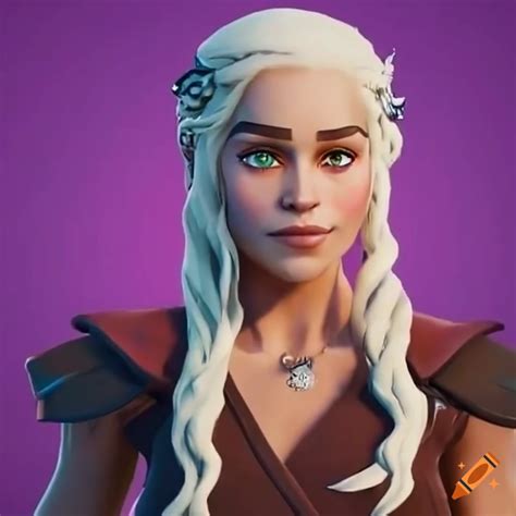 Daenerys Targaryen From Game Of Thrones In Fortnite On Craiyon