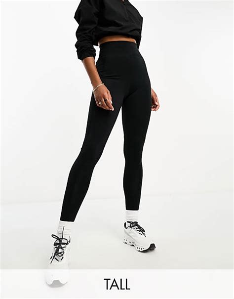 Asos 4505 Tall Icon Running Tie Waist Gym Legging With Phone Pocket In