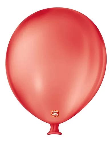 látex São Roque Balão liso rojo 64cm Gigante MercadoLibre