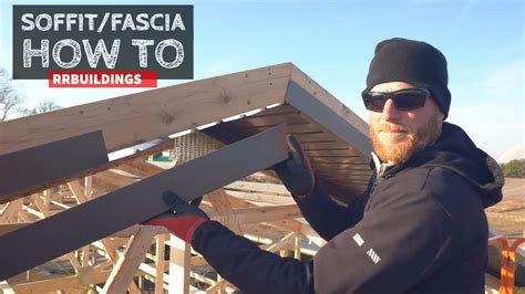 Building A Large Garage Part 3 How To Install Soffit And Fascia YouTube