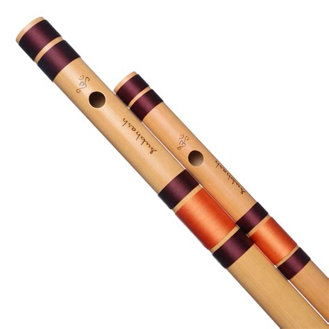 Combo Set D Natural Base And E Natural Base Right Hand Bansuri Flutes