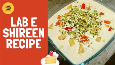 Lab E Shireen Recipe Easy Sweet Dish Recipes Quick And Easy YouTube