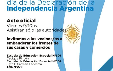 EL ACTO OFICIAL POR EL 205º ANIVERSARIO DE LA DECLARACIÓN DE LA