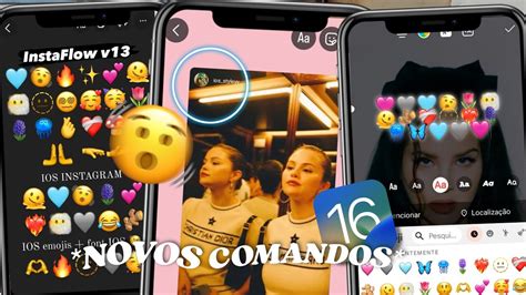 InstaFlow ATUALIZADO 2023 Instagram ESTILO IPhone EMOJIS IOS 16