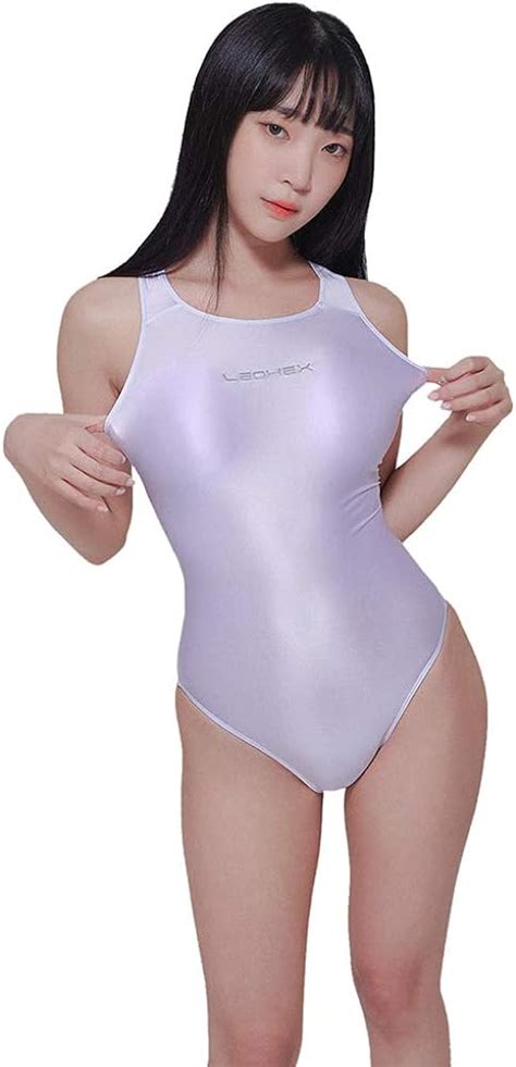 Leohex Sexy Leotards Women Japanese Swimwear High Cut One Piece Suit