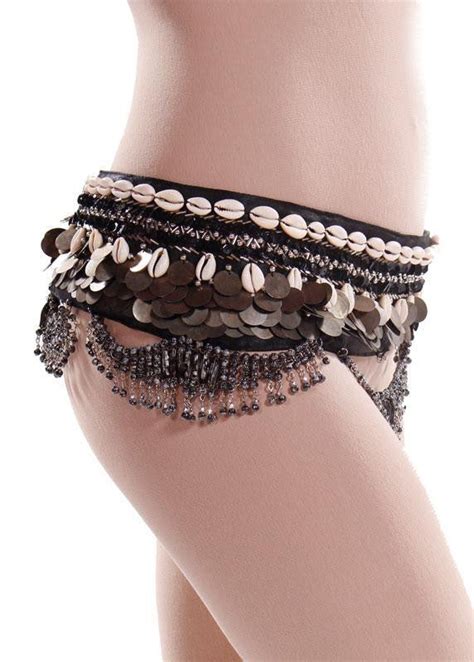 Belly Dance Tribal Belt With Shells Cowrie And Coins 44 99 Usd