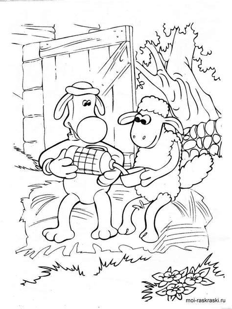 Shaun The Sheep Coloring Pages Free Printable Shaun The Sheep Coloring