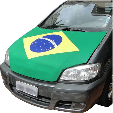 Capo Ou Capô De Carro - Bandeira Brasil Copa Mundo Capo Carro