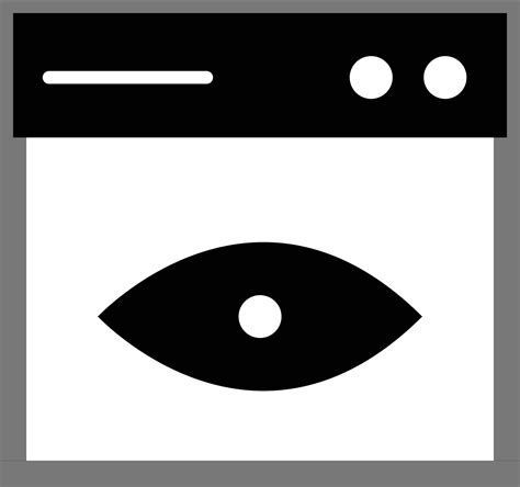 Privacy mode icon in black and white color. 24380053 Vector Art at Vecteezy