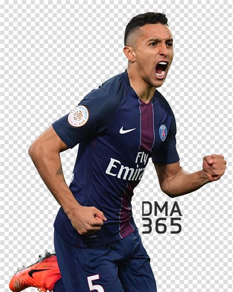 Marquinhos Jersey Football Player Football Transparent Background PNG