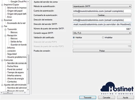 Configuraci N Smtp Para Impresora