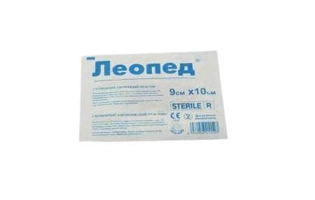 Пластырь медицинский Леопед 9 см х 10 см прозрачный, 1 штука ...