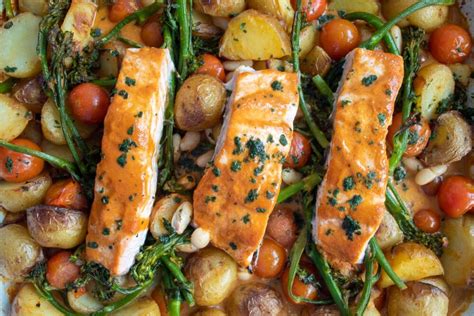 Thai Salmon Tray Bake