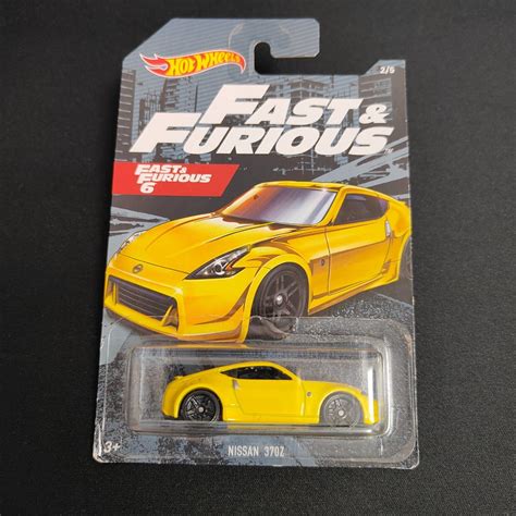 Hot Wheels Nissan 370Z Yellow 2020 Fast Furious 6 Distintec