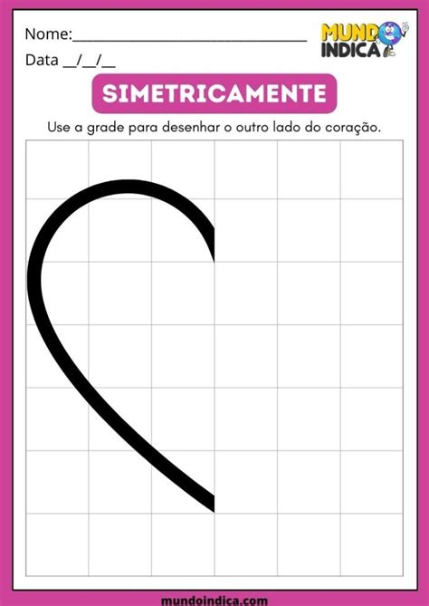 15 Atividades De Simetria Para Alunos TDAH Para Imprimir