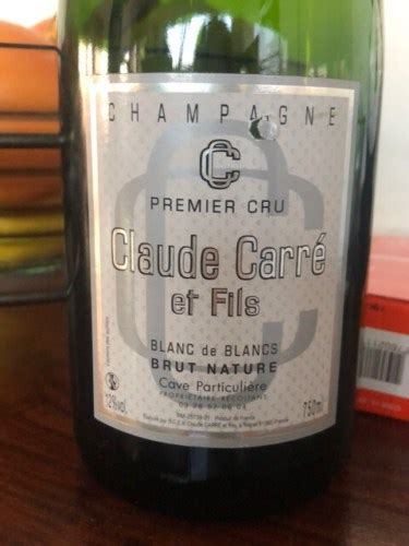 Claude Carr Fils Blanc De Blancs Brut Nature Champagne Premier Cru