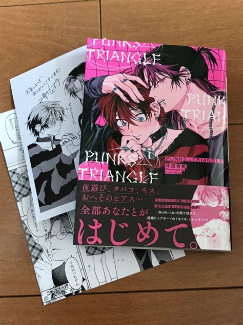 Blコミック Punks Triangle 沖田有帆 アニメイト連動4pリーフレット＆特典ペッパー付き 帯付初版ボーイズラブ｜売買された