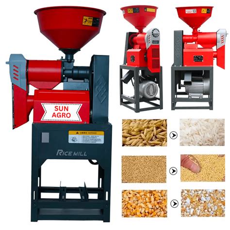 Sun Agro Hp Watt Mini Rice Mill Machine Without Motor N