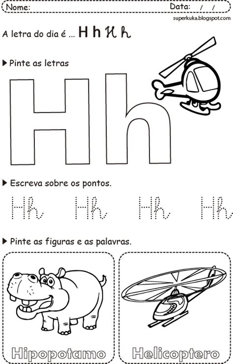 Super Kuka Letra H Atividade Alfabetiza O 2050 Hot Sex Picture