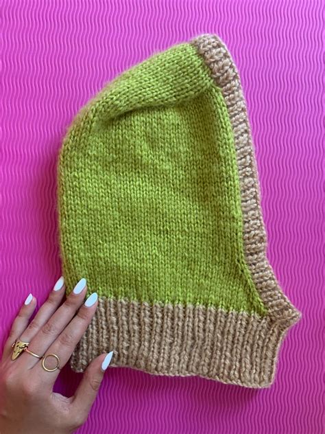 Basic Balaclava Knitting Pattern Etsy