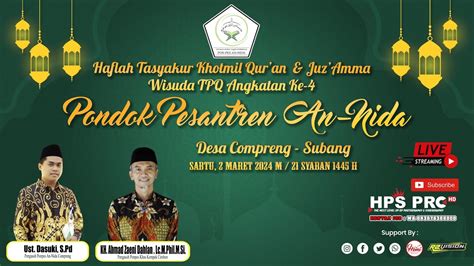 LIVE KHOTMIL QUR AN JUZ AMMA PONPES AN NIDA SABTU 02 MARET