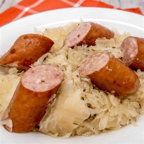 Slow Cooker Kielbasa With Sauerkraut And Potatoes I Believe I Can Fry