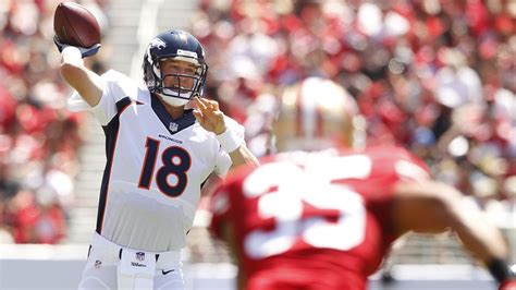 Broncos 49ers Game Time Tv Schedule Online Streaming Odds Channel