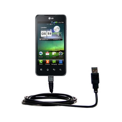 Classic Straight Usb Cable Suitable For The Lg Optimus Two With Power Hot Sync And Charge