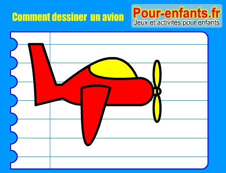 Apprendre comment dessiner avion pas à pas dessin avions cours faciles