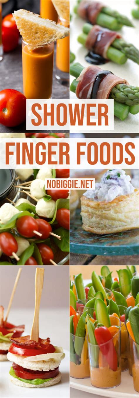 Finger Food Recipes For A Shower Nobiggie