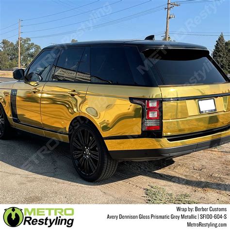 Avery Dennison SF100 Gloss Gold Conform Chrome Vinyl Wrap SF100 604 S