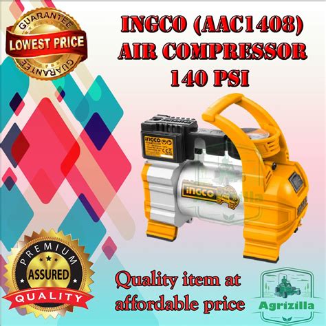 Ingco Air Auto Compressor Model Aac Psi Lazada Ph