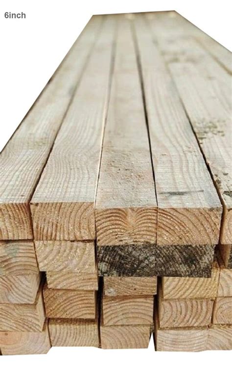 Rectangular Brown 6 Inch Pine Wooden Planks For Furniture At Rs 550