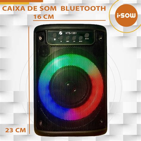 Caixa De Som Kts Bluetooth Port Til