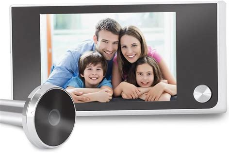 Digital Peephole Viewer Doorbell 3.5 inches Indoor LCD Screen 120 ...