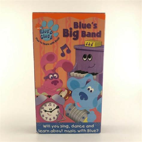 Blue s Clues Blue s Big Band VHS Nick Jr Nickelodeon with Joe | Blue’s ...