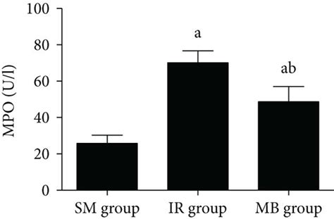 Mpo And Sod Activities And Mda Level In Lung Tissue A Mpo Activity