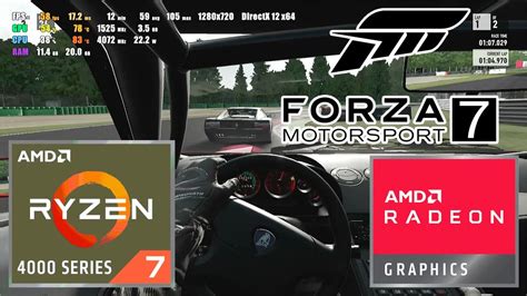 Forza Motorsport 7 AMD Ryzen 7 4700U Radeon Vega 7 Integrated