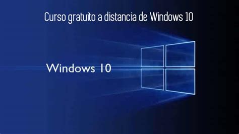 Curso De Windows Gratuito Y A Distancia Recursos Gratis En Internet