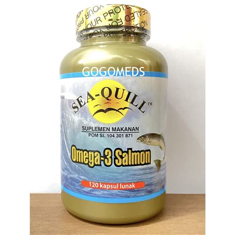 Jual SEA QUILL OMEGA 3 SALMON ISI 120 SOFTGEL SEAQUILL Shopee Indonesia