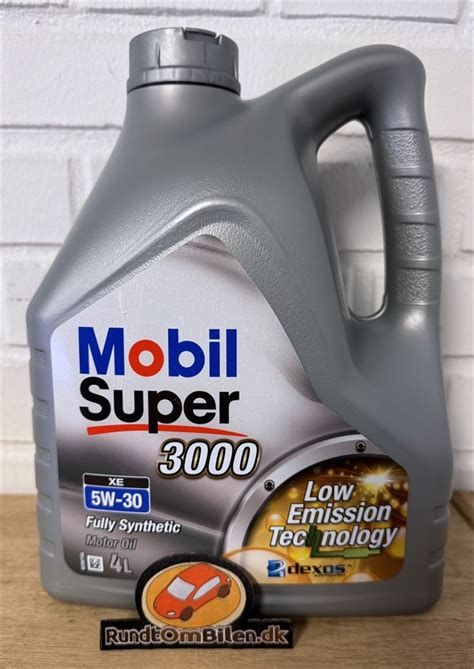 Mobil Super 3000 XE 5W30 motorolie - 4 liter