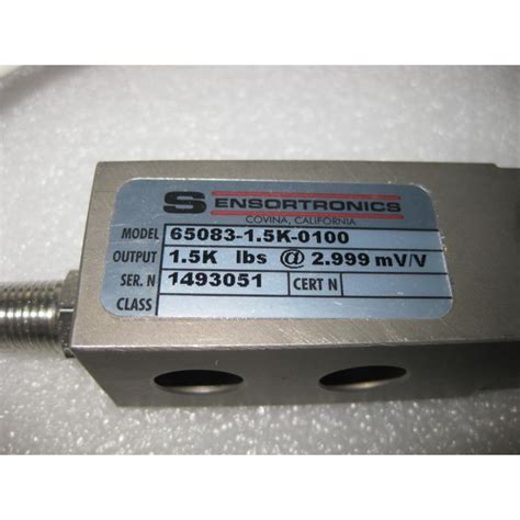 Sensortronics Stainless Steel Shear Beam Load Cell New Lb