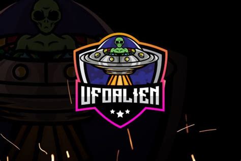 Ufo Alien Esports Mascot Esport Logo Graphic By Bewalrus Creative