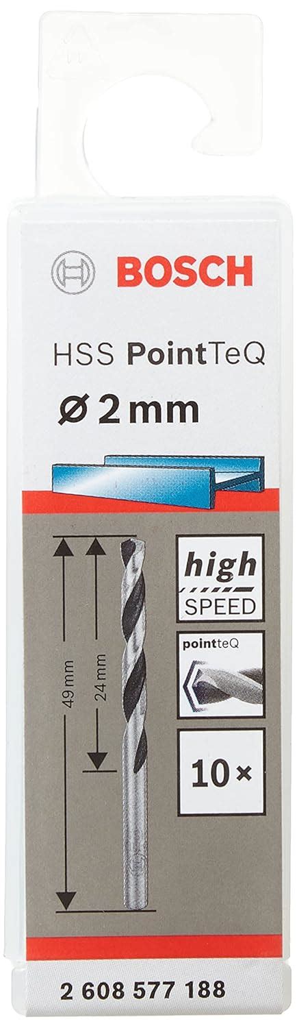 Bosch Professional Piece Pointteq Hss Twist Drill Bit For Metal