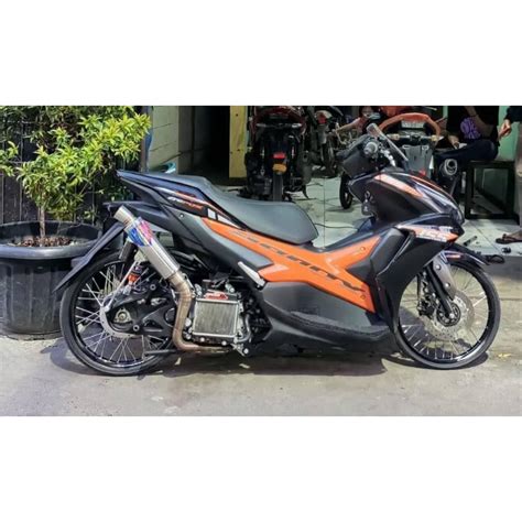 Jual Striping Aerox All New Connected Varian Transparan Costume