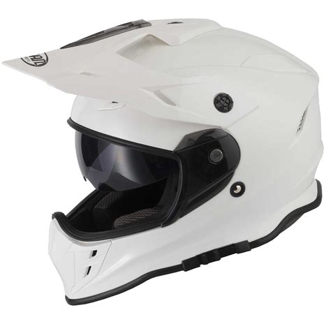 Vcan H Plain Motorcycle Helmet White Safety And Style