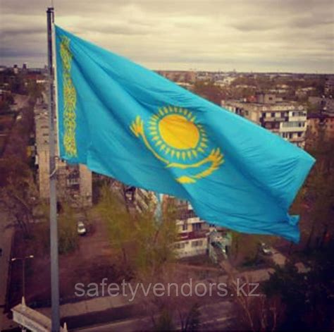Флаг РК уличный 2*1м - купить по лучшей цене в Алматы от компании ...