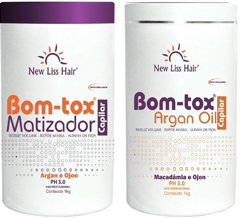 Botox Argan Bom Tox Matizador Kit Profissional Salao R 129 00 Em