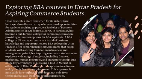 Ppt Exploring Bba Courses In Uttar Pradesh For Aspiring Commerce